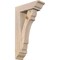 Ekena Millwork Olympic Traditional Smooth Bracket w/ Offset Brace, Douglas Fir, 5 1/2"W x 16"D x 28"H BKT0604X16X28OLY01SDF - alternate 1